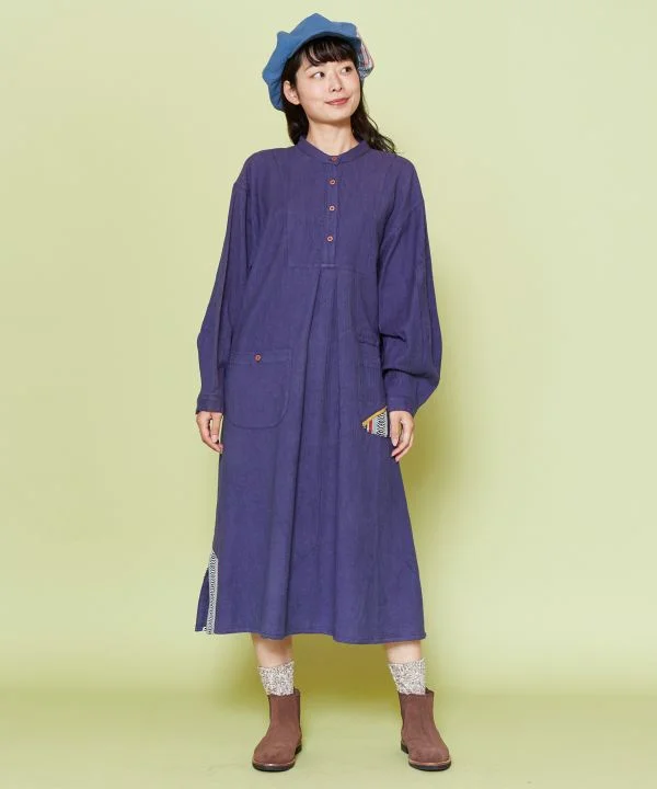 Midi Dresses in Soft Cotton -Fisherman Midi Dress