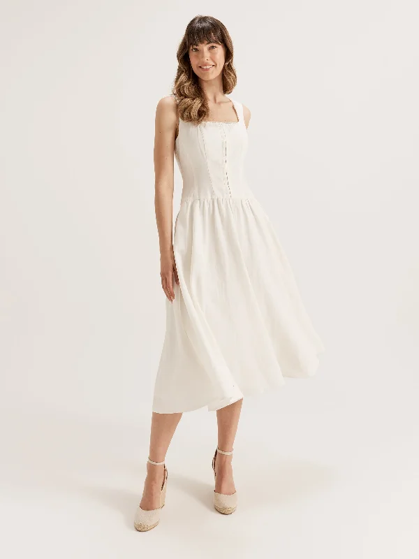 Midi Dresses in Soft Hues -Coralli Midi Dress