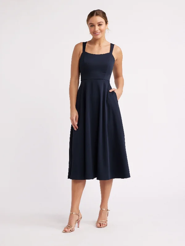 Midi Dresses for Fall Parties -New York Dress