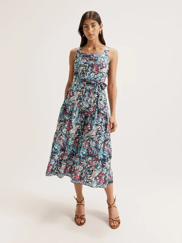 Midi Dresses with Swing Hem -Gossamer Dress