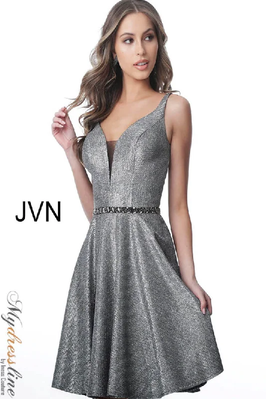 Layered-Skirt Party Dress -Jovani JVN2299