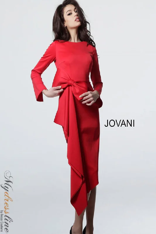 Tie-Edge Party Dress -Jovani M2694