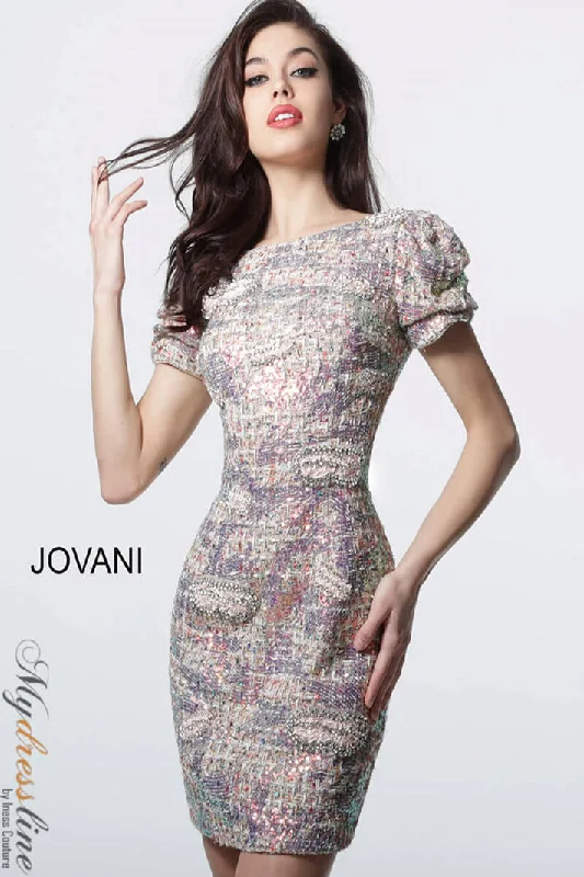 Earth-Tone Party Dress -Jovani M2948