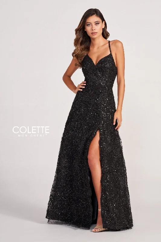 Matte-Silk Evening Dress -Colette: CL2028