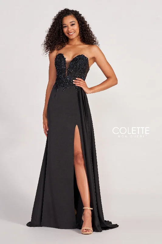 Cute-Print Evening Dress -Colette: CL2053