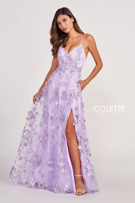 Plush-Cotton Evening Dress -Colette: CL2056