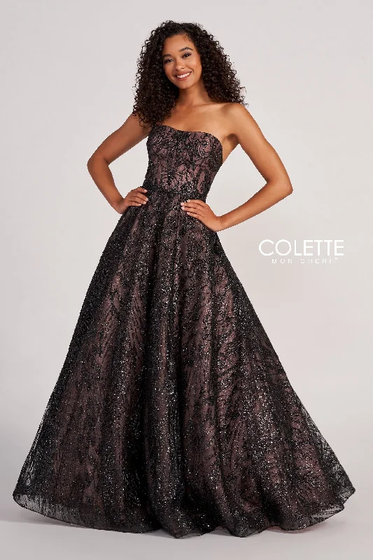 Fine-Velvet Evening Dress -Colette: CL2042