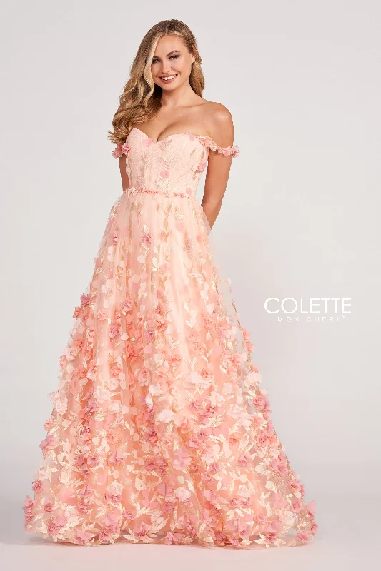 Fine-Print Evening Dress -Colette: CL2057