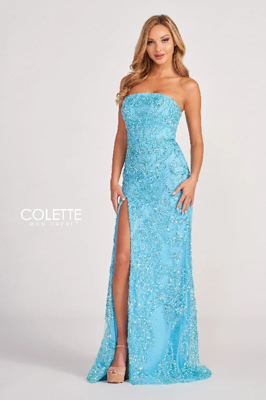 Gathered-Front Evening Dress -Colette: CL2046