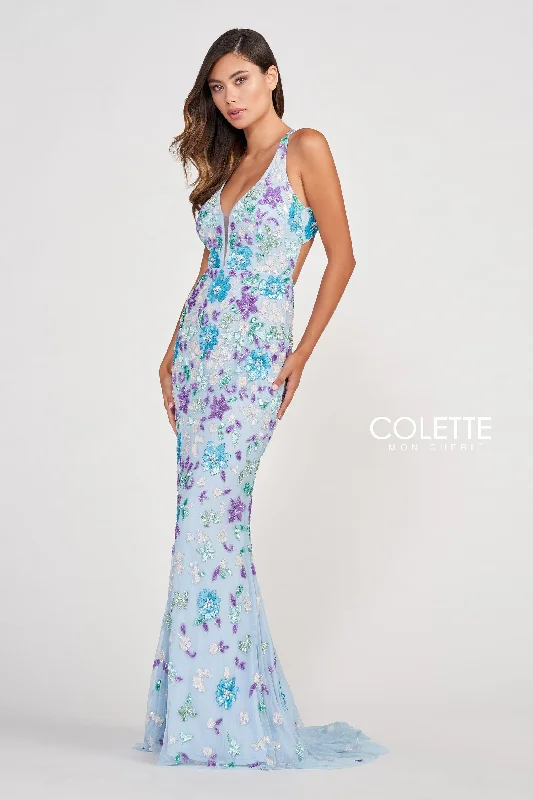 Mock-Neck Evening Dress -Colette: CL2088