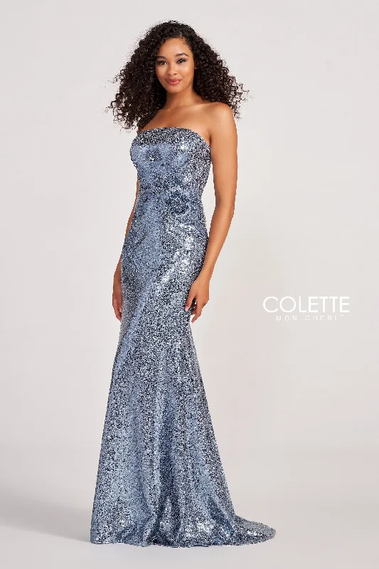 Bold-Print Evening Dress -Colette: CL2075