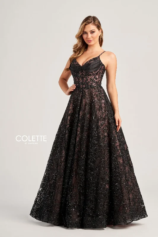 Twisted-Front Evening Dress -Colette: CL5131