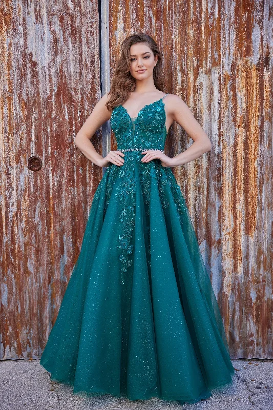 Earth-Tone Evening Dress -Ellie Wilde: EW35113