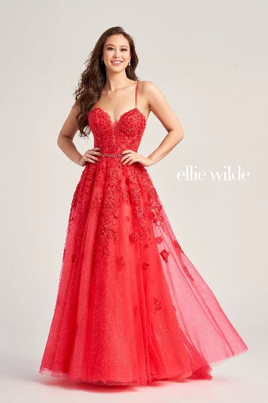 One-Shoulder Evening Dress -Ellie Wilde: EW35016