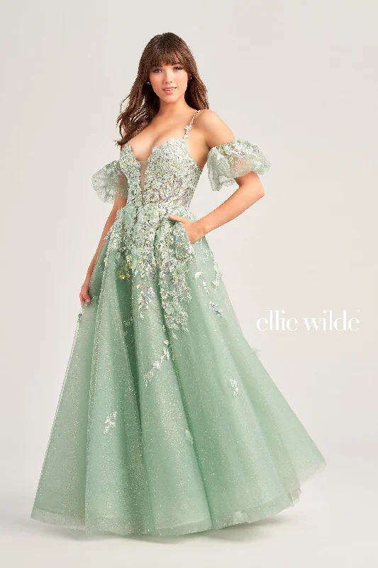 Soft-Pastel Evening Dress -Ellie Wilde: EW35205