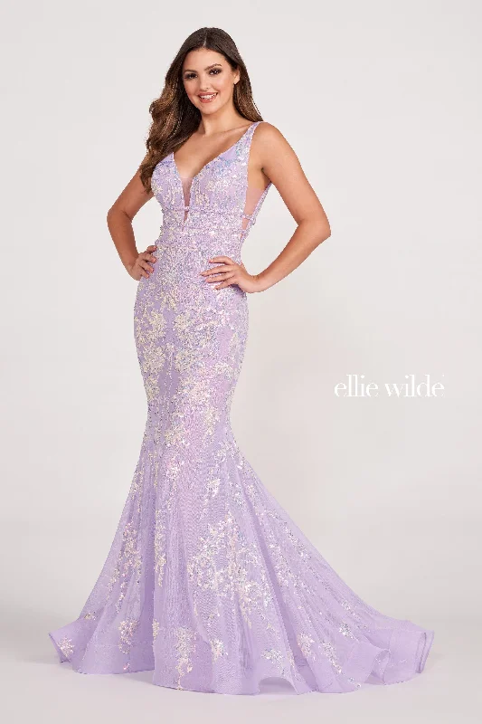 Flowing-Style Evening Dress -Ellie Wilde: EW34041