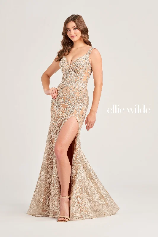 Subtle-Hue Evening Dress -Ellie Wilde: EW35091