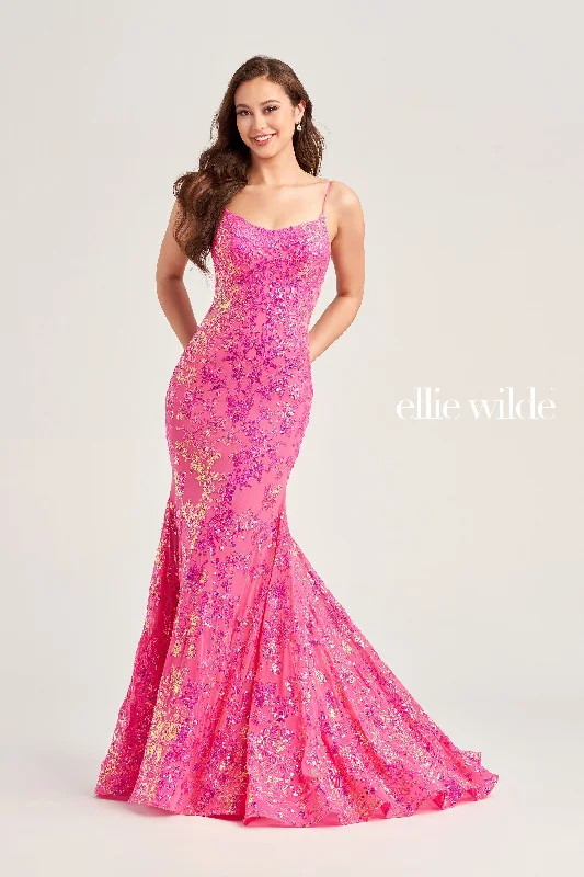 Neutral Evening Dress -Ellie Wilde: EW35015