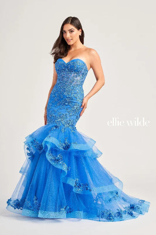 Belted Evening Dress -Ellie Wilde: EW35239