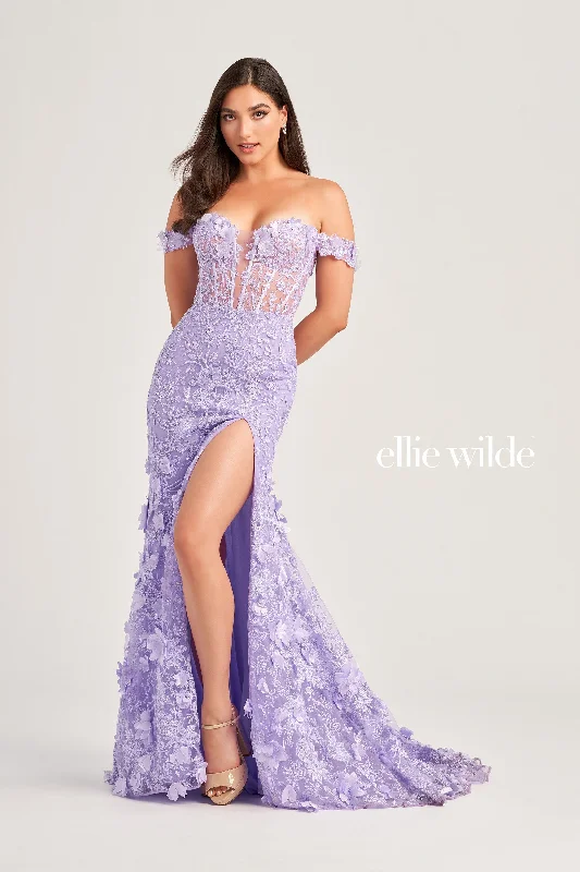 Casual-Date Evening Dress -Ellie Wilde: EW35054