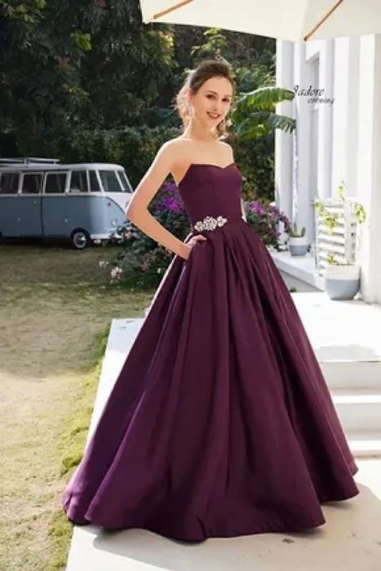 Flared-Back Evening Dress -Jadore: J21018