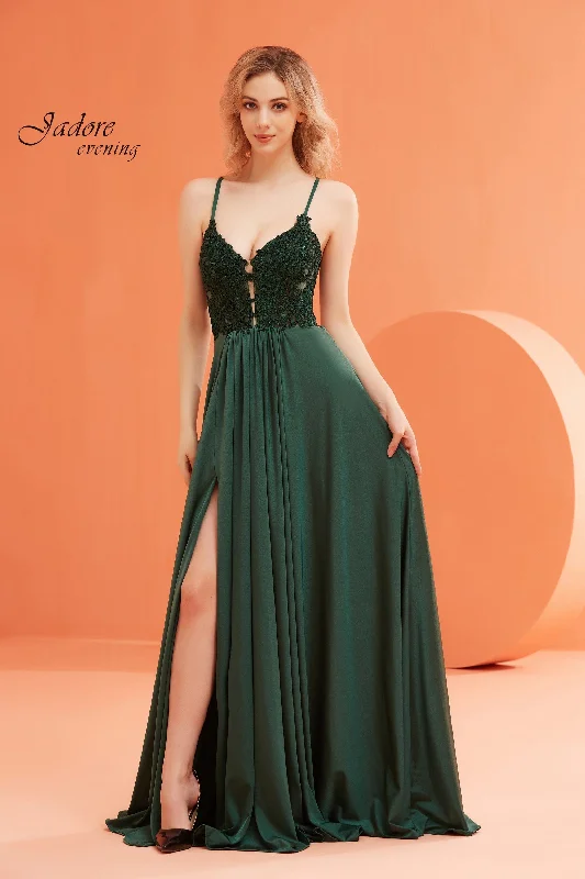 Plush-Cotton Evening Dress -Jadore: J22028