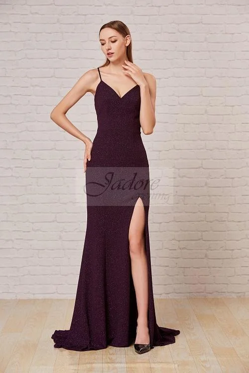 Fine-Silk Evening Dress -Jadore: J18033 (Clearance)