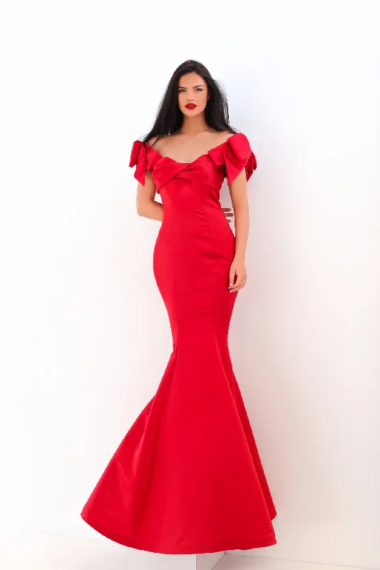 City-Party Evening Dress -Tarik Ediz: 50744 (Clearance)