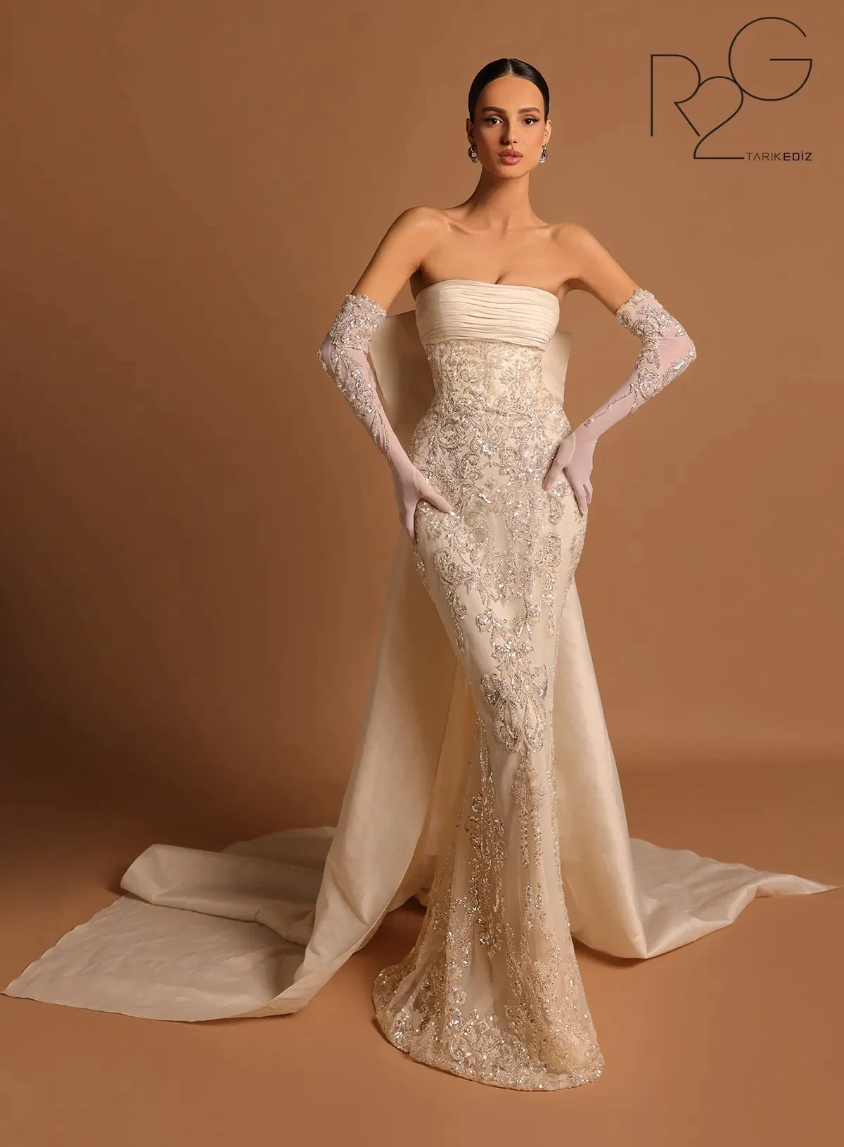 Day-Event Evening Dress -Tarik Ediz: 53177 Bellamy