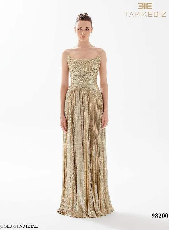 Minimalist-Style Evening Dress -Tarik Ediz: 98200