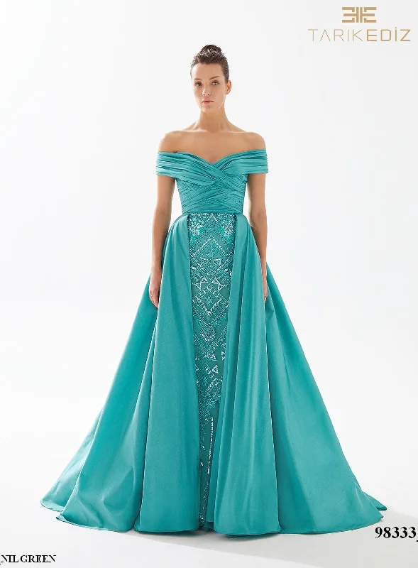 Beach-Date Evening Dress -Tarik Ediz: 98333