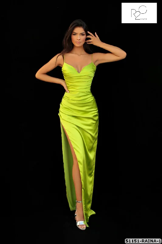 Scoop-Neck Evening Dress -Tarik Ediz (R2G): 51151