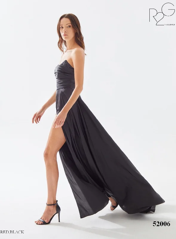 Wrap-Back Evening Dress -Tarik Ediz (R2G): 52006