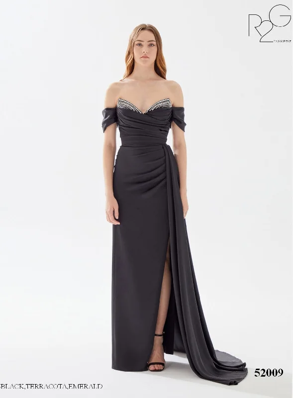 Rich-Cotton Evening Dress -Tarik Ediz (R2G): 52009