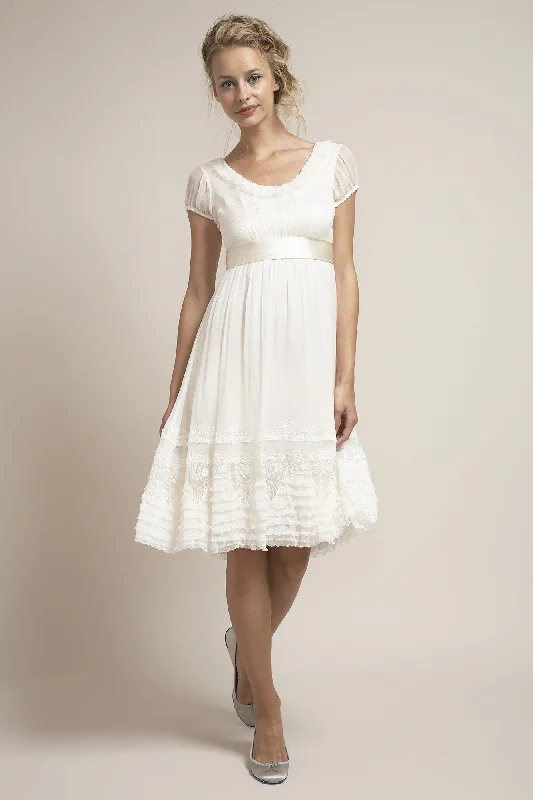 Mini Dresses in Simple Styles -RY6645 Short Alternative Wedding Dress