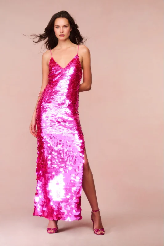 Maxi Dresses for Work Events -Kaylen Sequined Maxi Dress