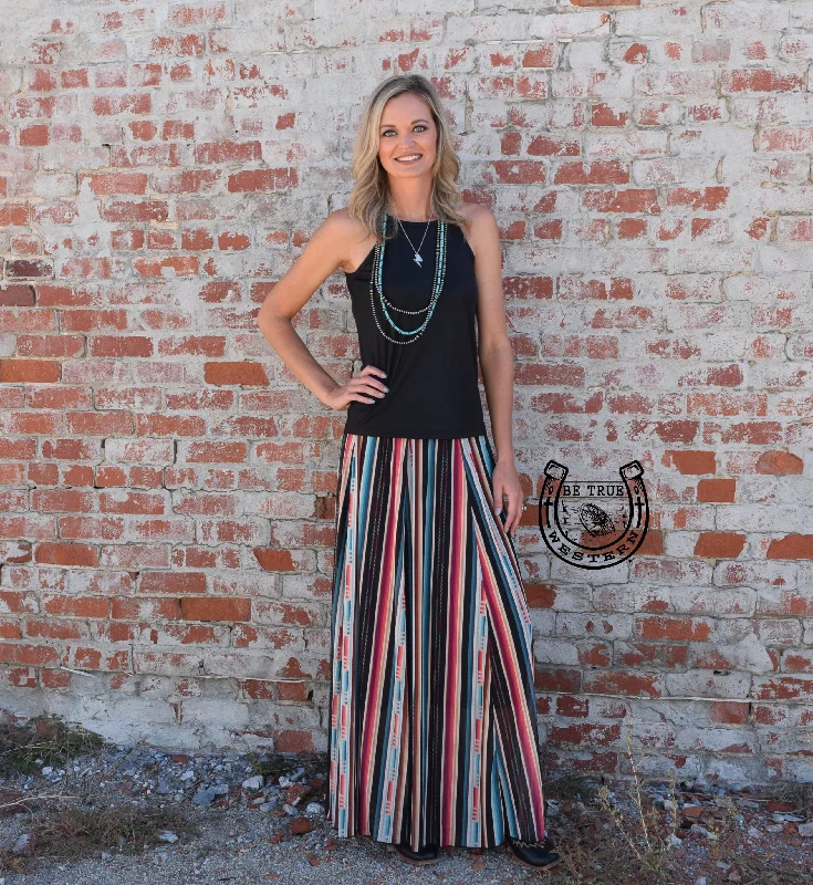 Maxi Dresses for Night Chill -The Serape Kreek Maxi Skirt