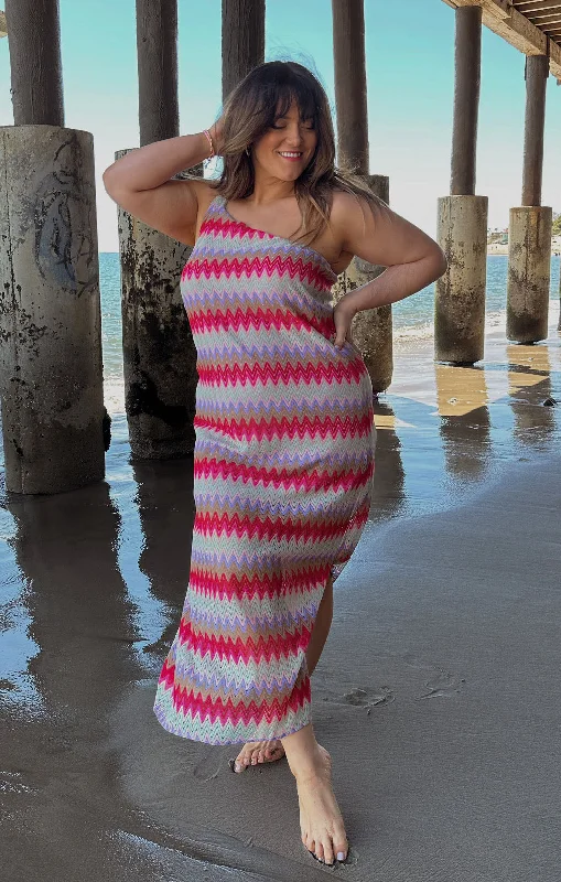 Midi Dresses for Wine Chill -Nice Midi ~ Riviera Zigzag Crochet