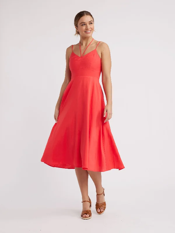 Midi Dresses in Luxe Fabric -Sunrise Midi Dress